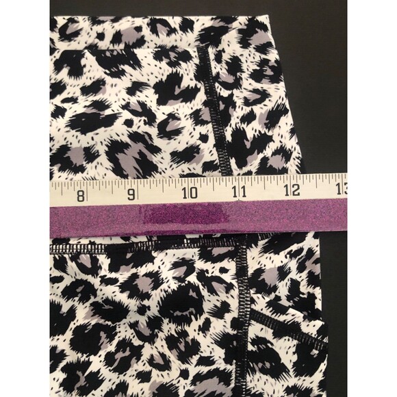 ZYIA ACTIVE WORKOUT LEGGINGS SIDE POCKETS ANIMAL PRINT 4 SMALL - Picture 6 of 8